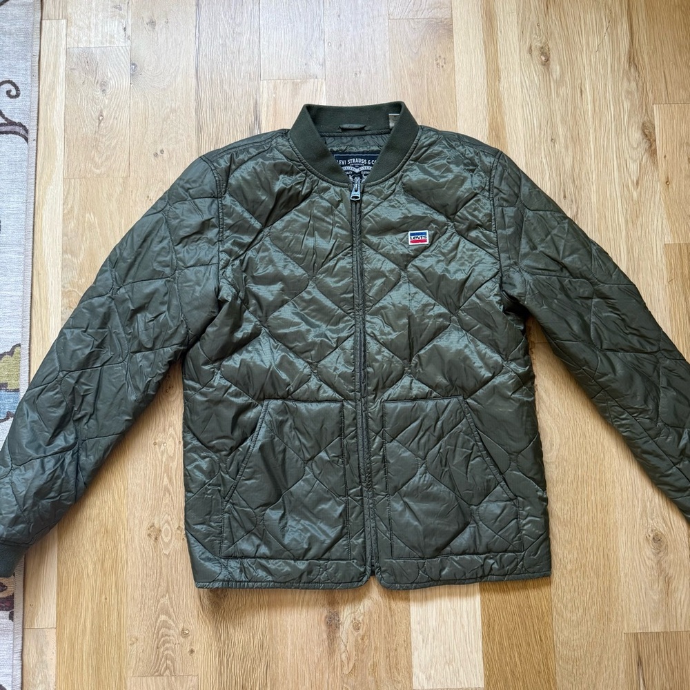 Men’s Levi Strauss Olive Quilted Jacket